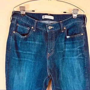 Levi’s 515 Flap Pocket Boot Cut Dark Wash Women’s Stretch Jeans Size 14M